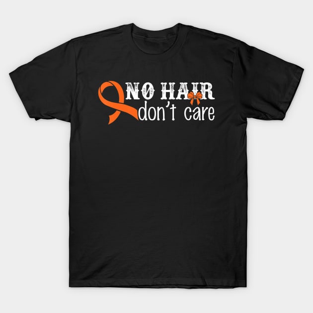 Leukemia Cancer Awareness Ribbon T-Shirt by mazurprop